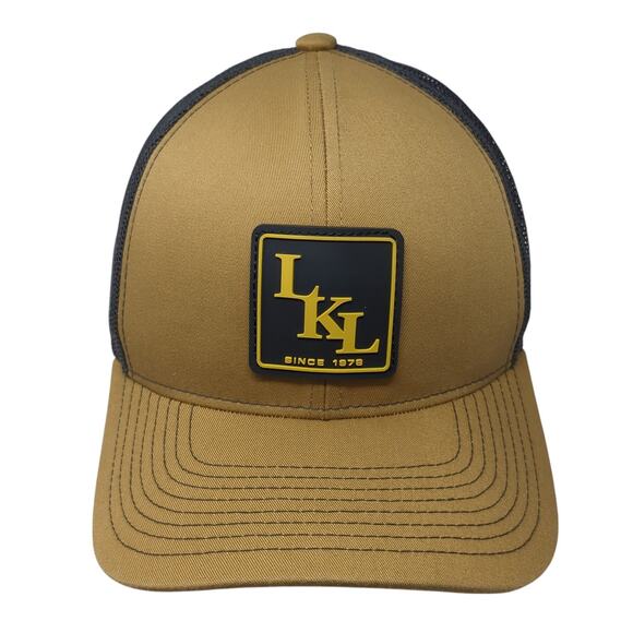 LKL Since 1978 Trucker Cap Brown One Size Adjustable Mesh Back Pacific Headwear - Picture 1 of 10